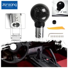 Universal Gear Shift Knob Automatic Manual Car with Button Shifter Lever Head