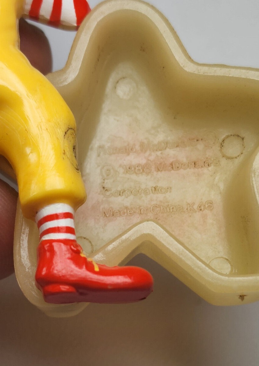 Vintage rare 1988 McDonald's Toy Ronald McDonald 3