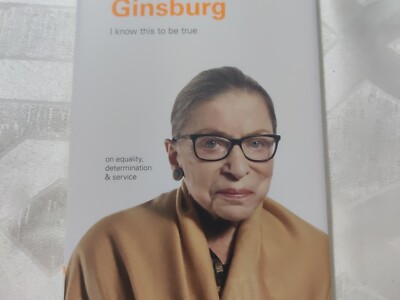 Ruth Bader Ginsburg : On Equality, Determination & Service, Hardcover by Blac...