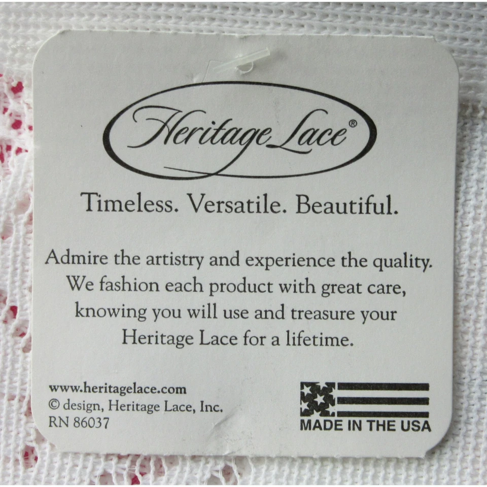Heritage 蕾丝孙子照片壁挂 11 x 20 白色 美国 全新带标签 — 第 2/3 张图片