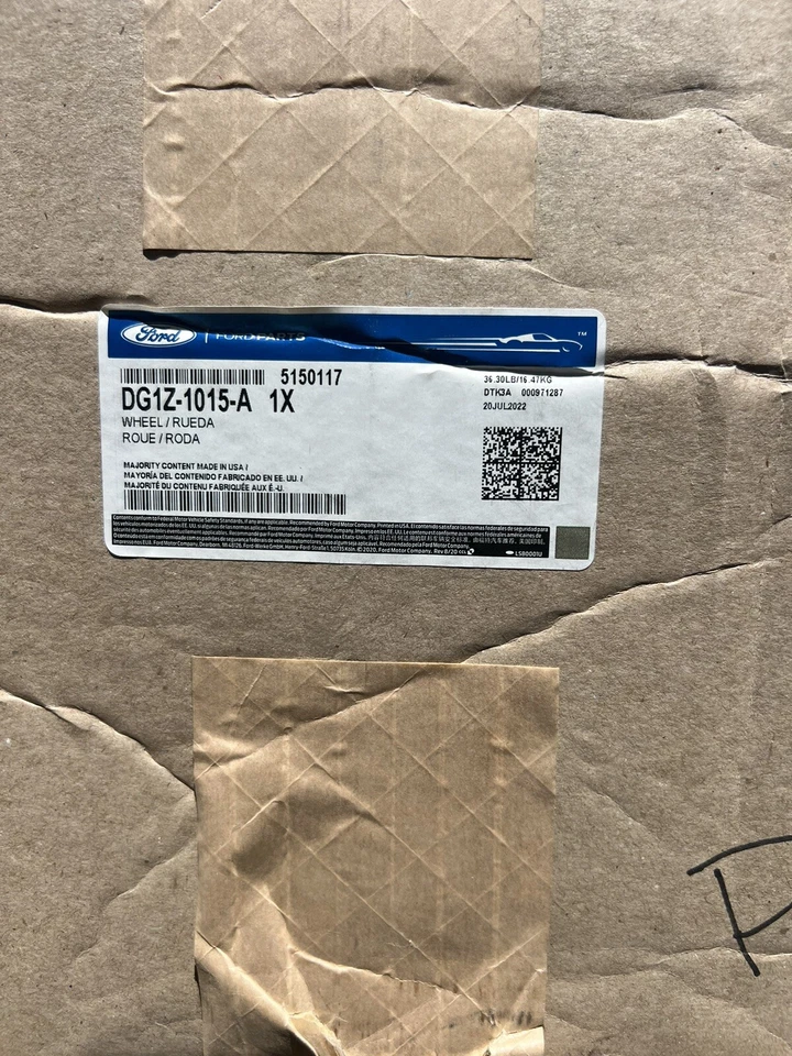 Ford Taurus Explorer Interceptor 2013-2018 sedán utilitario rueda de repuesto de 18" nuevo fabricante de equipos originales Foto 4 de 4