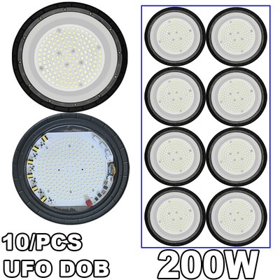 10Pack 200W led bay lights plug in Factory Warehouse Commercial Light Fixtures 