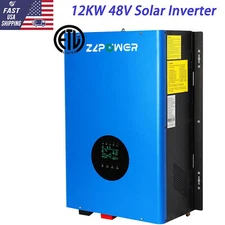 12KW Solar Hybrid Inverter Off Grid Inverter with 2x80A MPPT Charger Controller