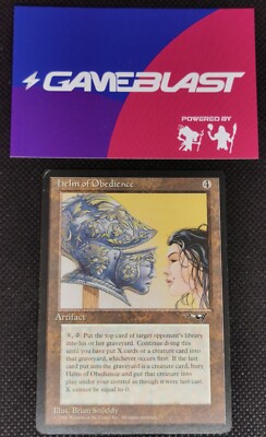 MTG Helm of Obedience - Alliances MP/Good- English 1996 Vintage