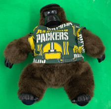 MAGOGO MACARENA GORILLA in Packers Shirt - 8" Plush Music, Moves Sings - USED