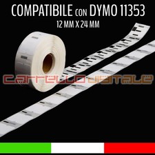 Etichette Compatibili con DYMO 11353 24 mm X 12 mm LABELWRITER 400 450