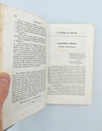 "L'ASSEDIO DI FIRENZE - 2 Volumi" Guerrazzi, Le Monnier 1859 - Opera completa - Picture 5 of 7