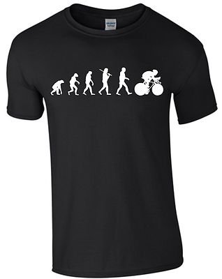 Rennrad Evolution Fahrrad Bike Rad T-Shirt Triathlon Trinkflasche Schlauch m175