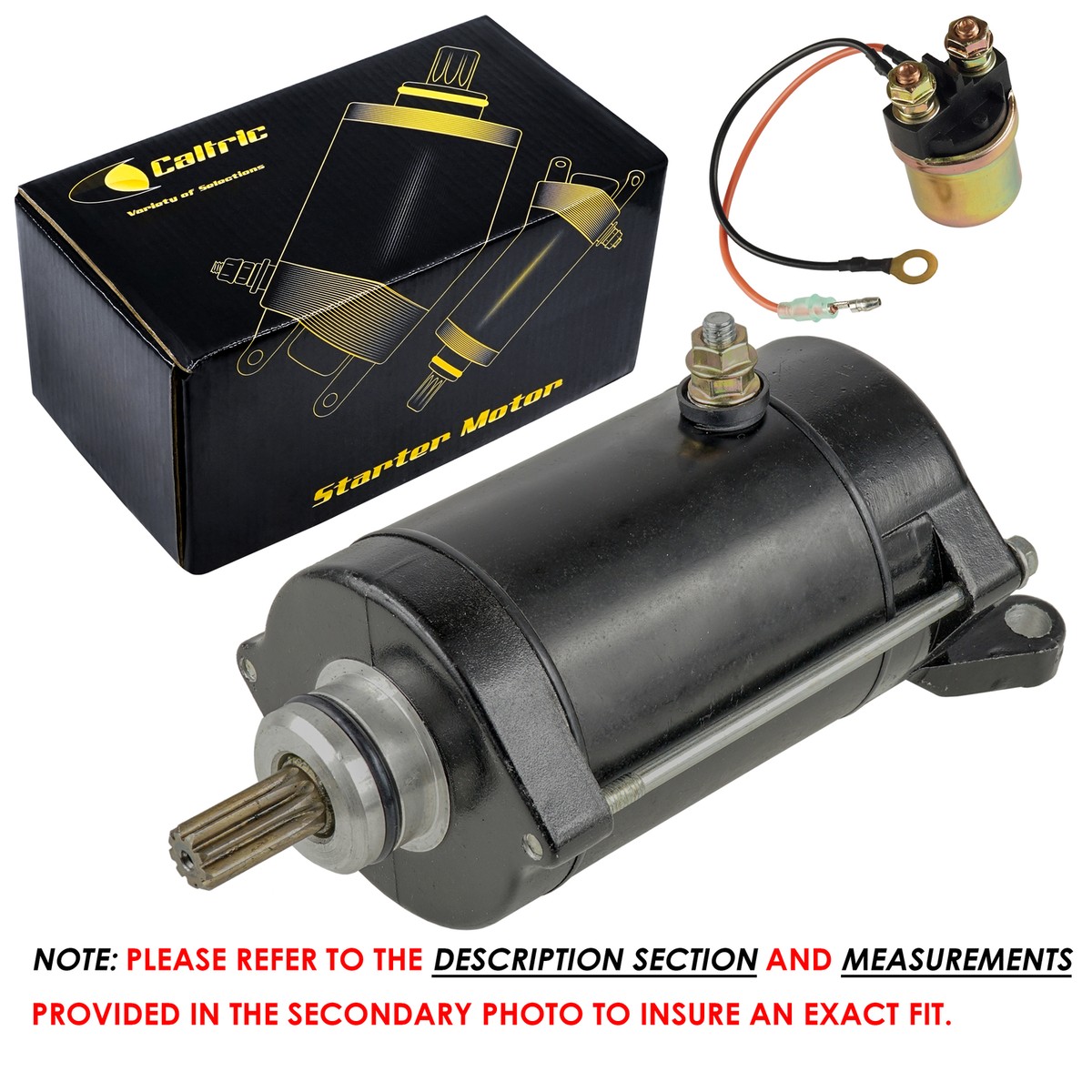 Starter & Solenoid Relay for Yamaha WVT1100 1100Cc Wave Venture
