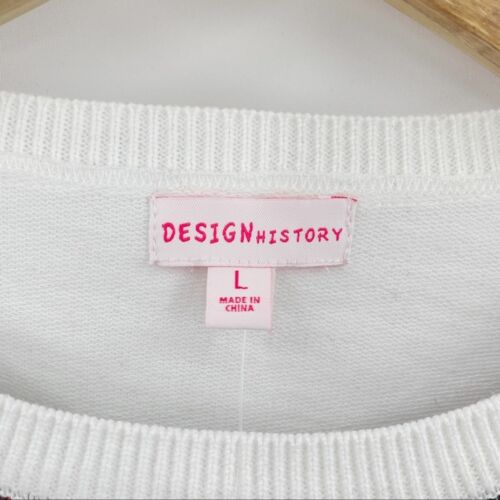 Design History plaid sweater size large NWT - Picture 3 of 3