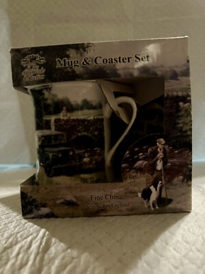 The Leonardo Collection Fine China Mug and Coaster Boxed Set Designed In England