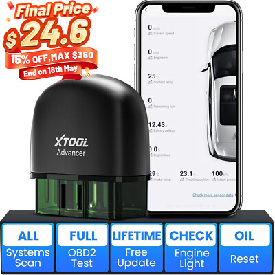 XTOOL AD20 PRO Car OBD2 Scanner Code Reader BT Auto Full System Diagnostic Tool