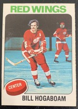 1975-76 O-Pee-Chee Hockey - #67 Bill Hogaboam - Detroit Red Wings