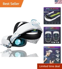 Head Strap with Battery for Oculus Quest 2, 10000mAh Battery Pack Extend 8H P...