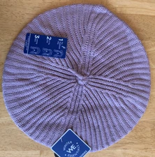 NEW! Winter Essentials Hat.  Ladies Purple-H/G
