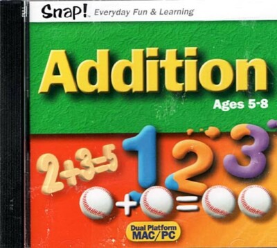 Snap! Addition ~ Topics Entertainment ~ Children's ~ CD ~ New