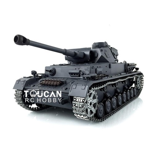 Tanque 1/16 Henglong 7.0 alemán Panzer IV F2 RTR RC BB IR 3859 pistas de metal sonido - Imagen 8 de 11