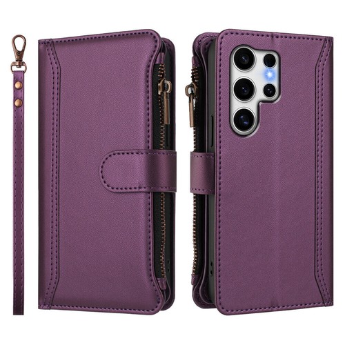 Leather Zipper Wallet Phone Case For Samsung S25 S24 S23 S21 S20 S22 S10 Note 20 - Picture 27 of 95
