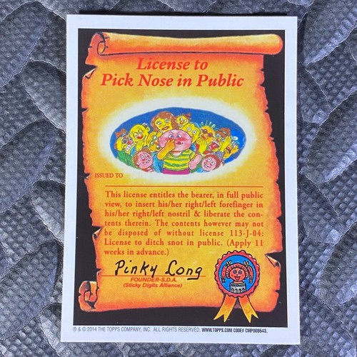 GARBAGE PAIL KIDS 2014 CHROME 2ND SERIES 2 BASE PICK-A-CARD TOPPS GPK L@@K! W@W! - Picture 149 of 221