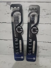 2 PACK Gleem 5 Cleaning Actions Manual Toothbrush With Soft Bristles 2 Count
