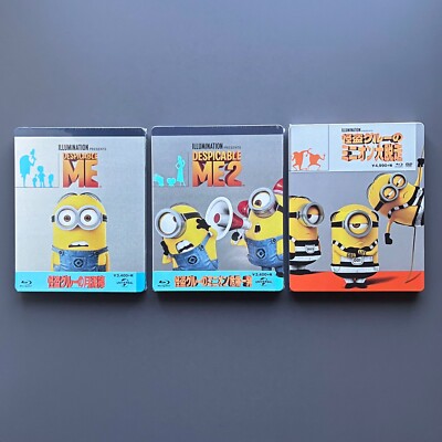 Despicable Me 1-3 Steelbook (Blu-ray) [Japan] | eBay
