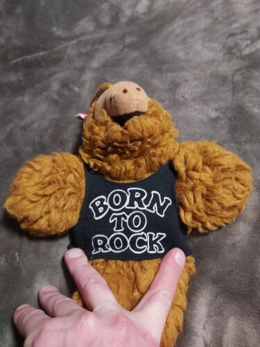 Vintage Alf Hand Puppet 11” “Born to Rock” 1988 Burger King Toy
