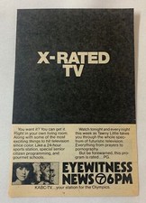 1980 KABC tv news ad ~ TAWNY LITTLE ~ X-Rated TV