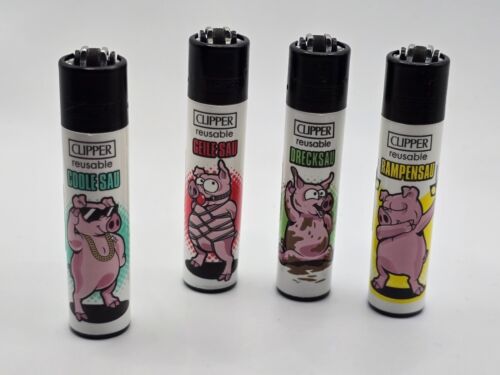 Clipper Feuerzeuge 4er Sets - verschiedene Motive zur Auswahl *Schneller Versand - Bild 23 von 98
