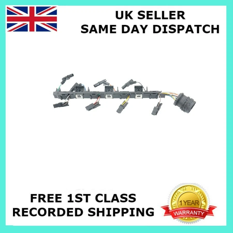 INJECTOR WIRING LOOM FOR AUDI A3 A4 A6 VW CADDY GOLF 2.0 16V TDI BKD BLB BRE - Image 2 of 4