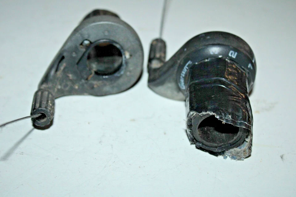 SRAM Grip Shift Shifter Set Black 22.2mm 3x7 Speed MTB Hybrid Fast USA Shipper - Image 2 of 4