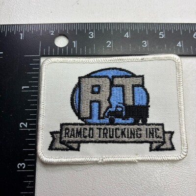 Vintage RT RAMCO TRUCKING INC. Patch (Trucking & Transportation) 52Q9