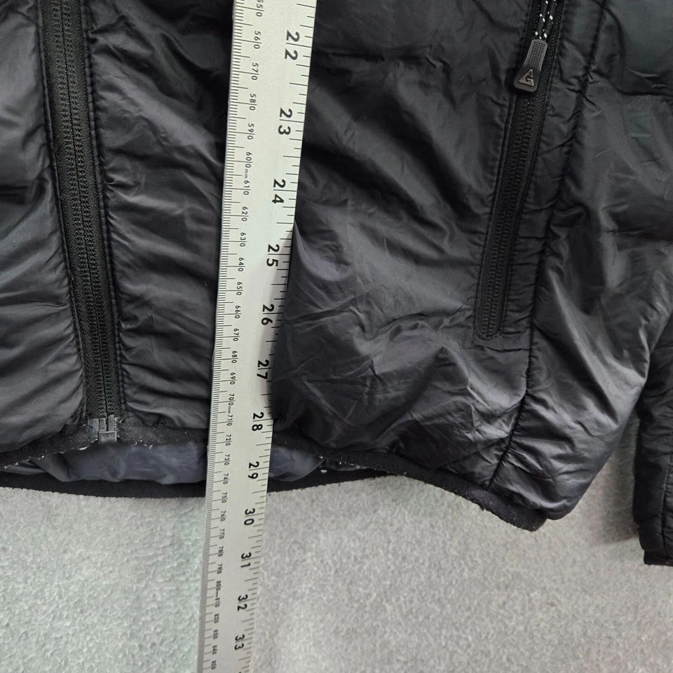 Chaqueta Gerry Hombre Grande Negra Puffer Bloques de Color Bolsillos con Cremallera Completa Cuello Simulado Nylon Foto 3 de 4