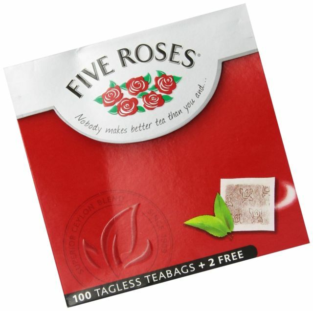 Five Roses Tea 100 Tagless Teabags for sale online eBay