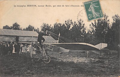 1914-1918: 1ère Guerre - cpa Aviation Militaire MONOPLAN TRAIN