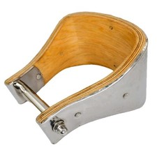 Premium 4" Wooden Wide Western Horse Saddle Steel Covered Bell Stirrups Pair Set