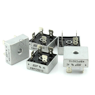 5 pcs KBPC5010 Bridge Rectifier Gleichrichter 1000V AC change DC 50A KBPC-5010