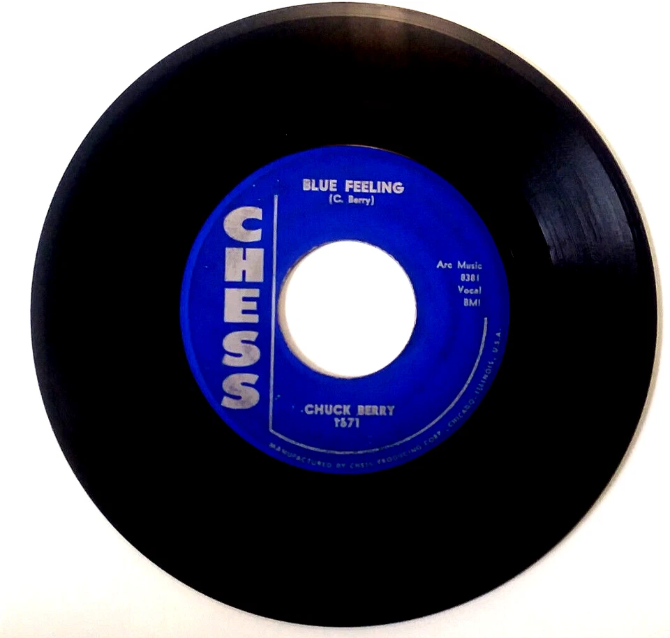 CHUCK BERRY -  Rock & Roll Music / Blue Feeling - Vinyl 45rpm 1957 Chess 1671 - Image 3 of 4