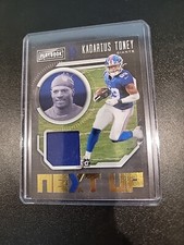 2021 Panini Playbook Next Up Jerseys Kadarius Toney #NXT-KTO Rookie RC