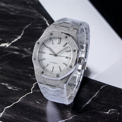 Raynor Mods Ice Silver Automatic Watch NH35   Sapphire Crystal