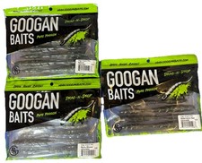 Googan Baits ~ Drag n Drop ~ Lot of 3 ~ Murky Minnow, Watermelon Red, & Natural