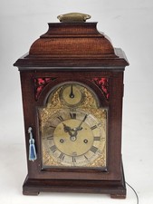 Twin Fusee Verge Converted 6 bells Musical Bracket clock
