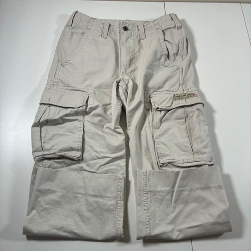 Vintage Polo Jeans Co Ralph Lauren Cargo Pants 30x26 90s Y2K Baggy (Tag 30x32) by Ralph Lauren, $49.99 - Photo 2