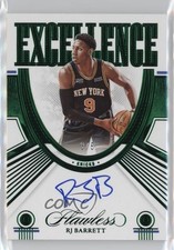 2021-22 Panini Flawless Excellence Signatures Emerald 3/5 RJ Barrett Auto 6fs
