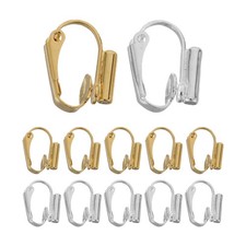 12-teiliger Clip-Ohrring-Adapter: U-förmige Ohrclips für nicht durchstochene