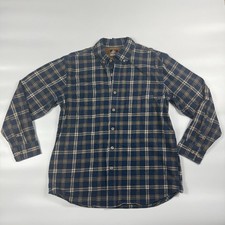 Ridgecut Toughwear Flannel Shirt Mens Large Multi Plaid Collared Button Down