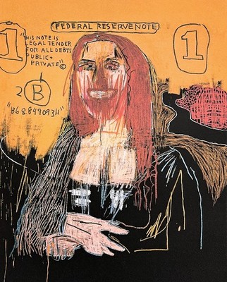 JEAN-MICHEL BASQUIAT - Mona Lisa - signed, numbered edition 228