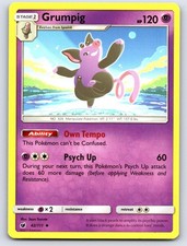 Grumpig 42/111 Crimson Invasion Pokemon Near Mint