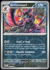 Stellar Crown Grimmsnarl 96/142 Rare Pokemon Reverse Holo NM/M