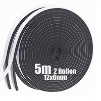 Dichtungsband Selbstklebend Schaumstoff 12Mm X 6Mm Moosgummi 10M TüR Fenster