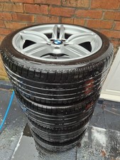 BMW 5 SERIES F10 GENUINE 19 INCH 5 STUD SILVER ALLOY WHEEL RIM SET X4